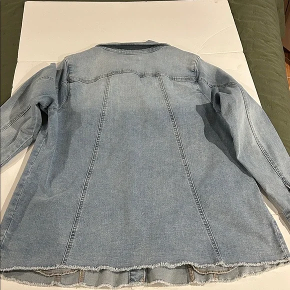 Logo by Lori Goldstein Denim Jacket 18w - Picture 3 of 3